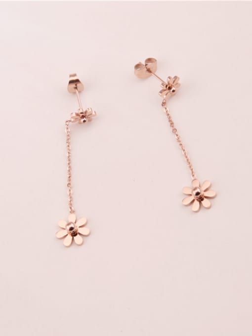 GROSE Fashion Sweet Flowers Drop Earrings 0