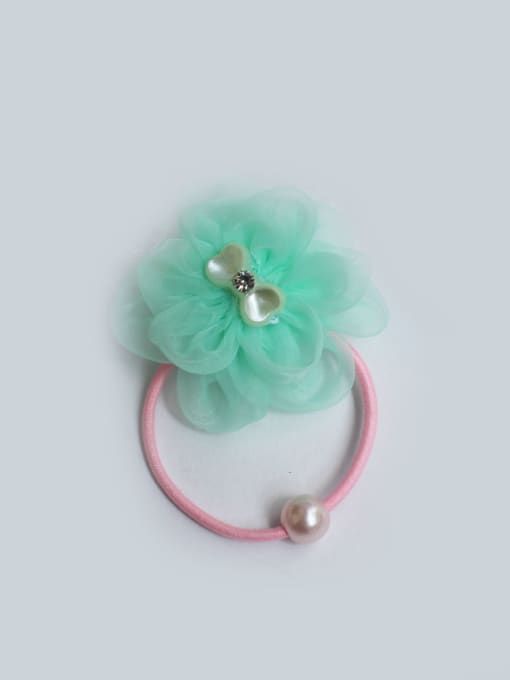 Green Flower Hair Rope 2018 2018 Color Flower Hair clip