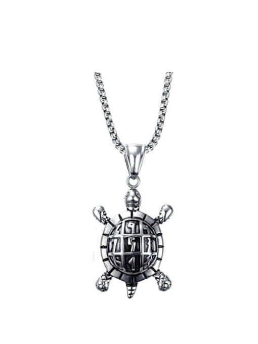 CONG Creative Turtle Shaped Stainless Steel Pendant 0