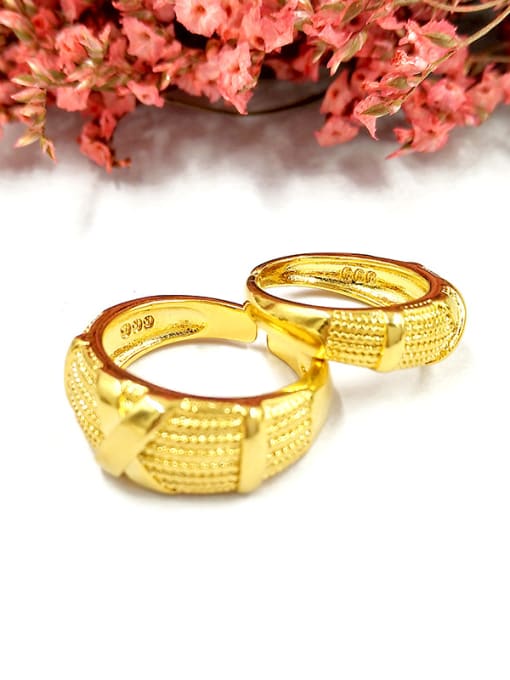 Neayou Couples Luxury Geometric Shaped Ring 2