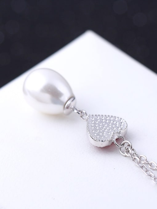 kwan Brilliant Heart Freshwater Pearl Elegant Necklace 2