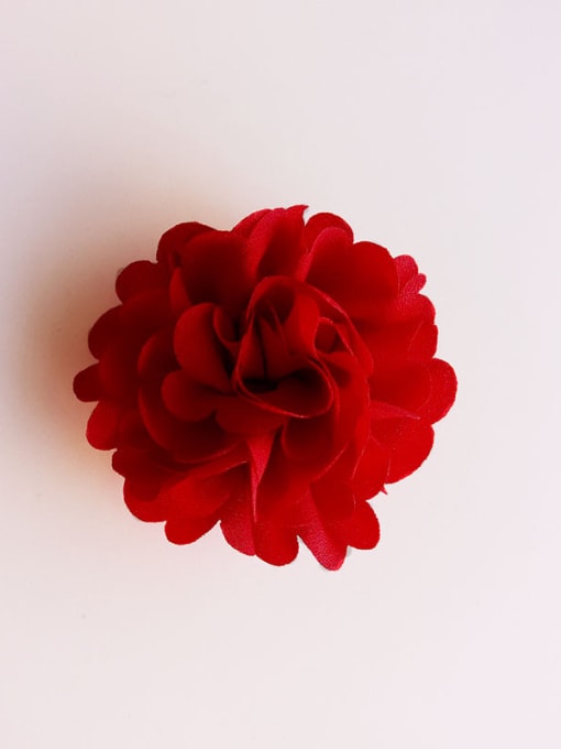 G Red Flowers Color Cute Hair clip