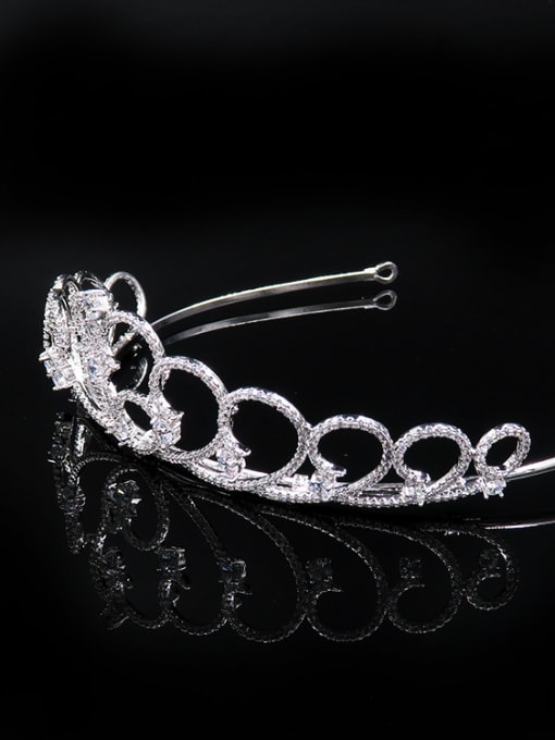 Cong Love Crown Princess Bride Princess Pearl Wedding Tiara Hair Wedding Accessories 1
