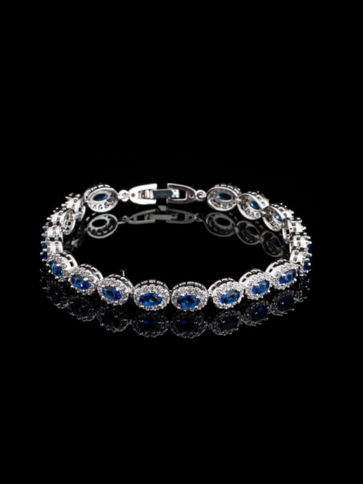 Blue Luxury Fashion Copper Bracelet