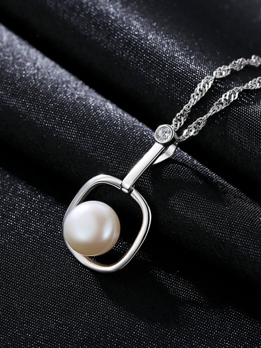 CCUI Sterling silver natural freshwater pearl necklace 2