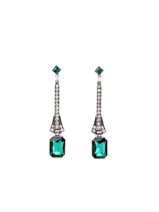 KM Elegant and Retro Rhinestones drop earring 0