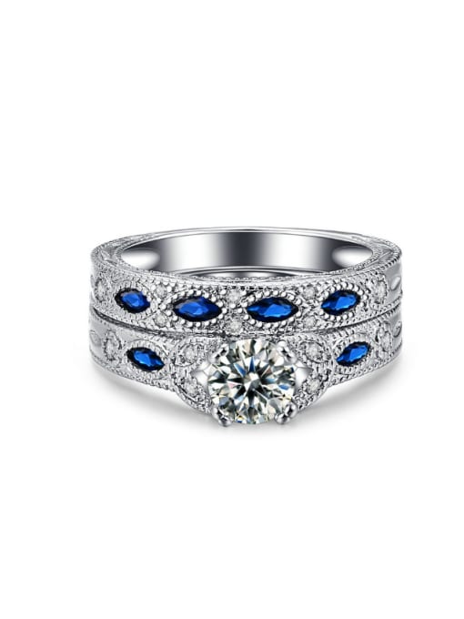 Blue Hot Selling Western Style Fashion Ring