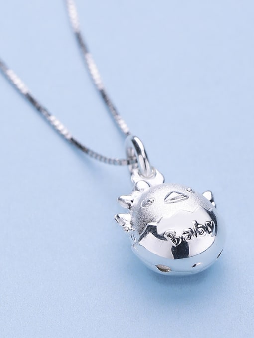 White Cute Chicken Pendant