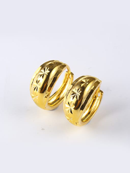 XP Retro style Gold Plated Clip Earings 0