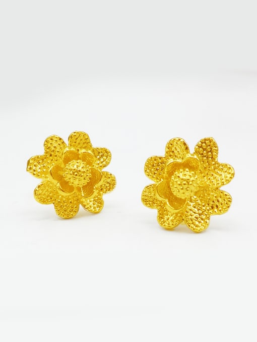Style Two Exquisite Flower Shaped Stud Earrings