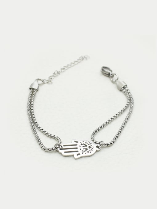 XIN DAI Stainless Steel Palm Accessories Bracelet