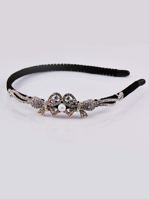 Inboe 2018 Bowknot Pearl Alloy Headband 0