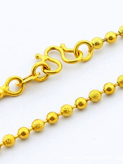 Yi Heng Da Unisex 24K Gold Plated Geometric Shaped Copper Necklace 1