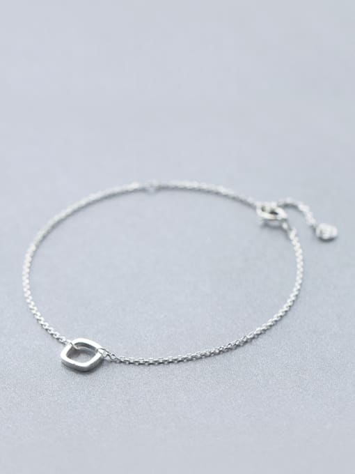 Rosh S925 Silver Sweet Simplicity Square Bracelet