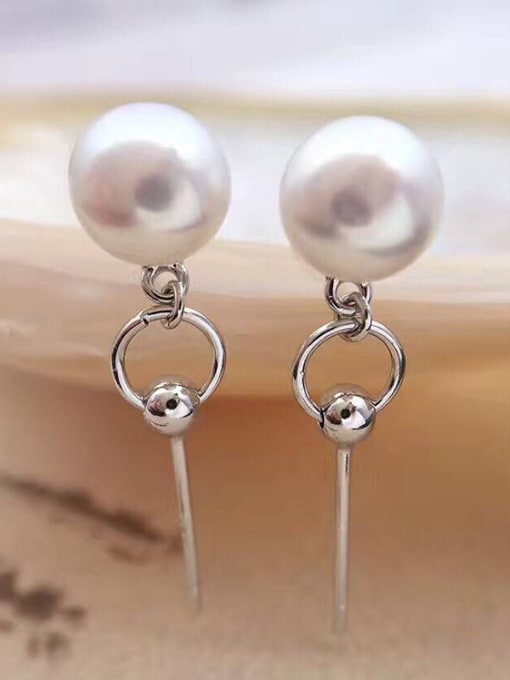EVITA PERONI Simple Freshwater Pearl drop earring 0