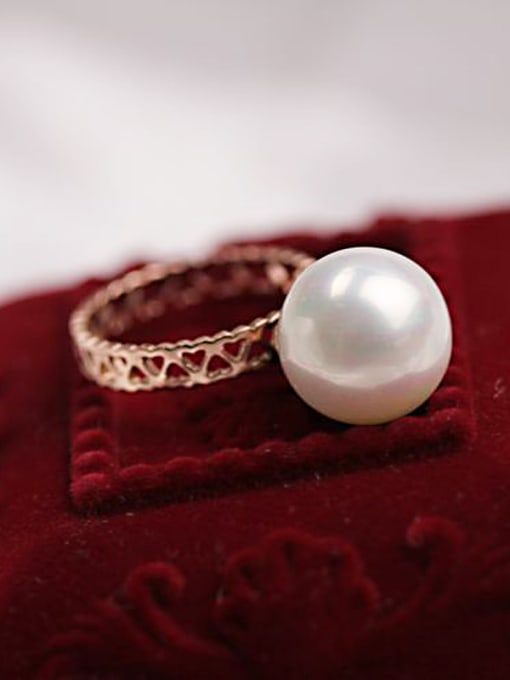 GROSE Retro Style Shell Pearl Ring 0