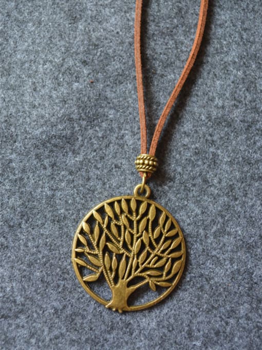 Tree Women Delicate Horse Shaped Necklace