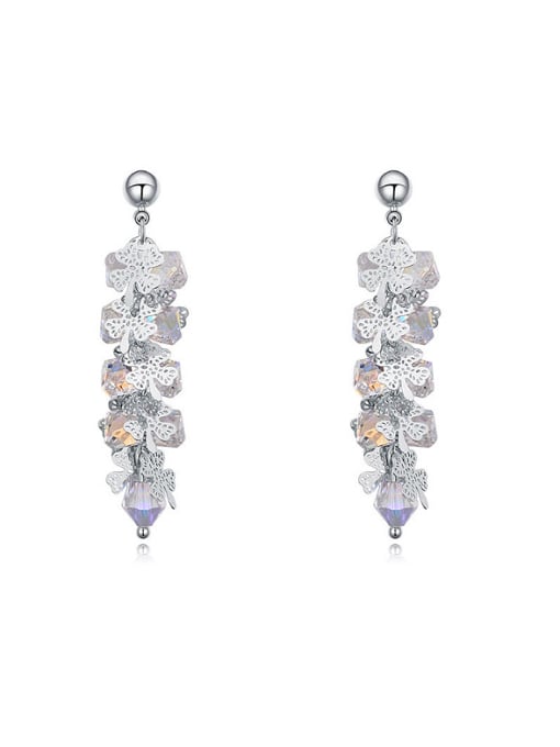 QIANZI Fashion Shiny austrian Crystals Drop Earrings 0