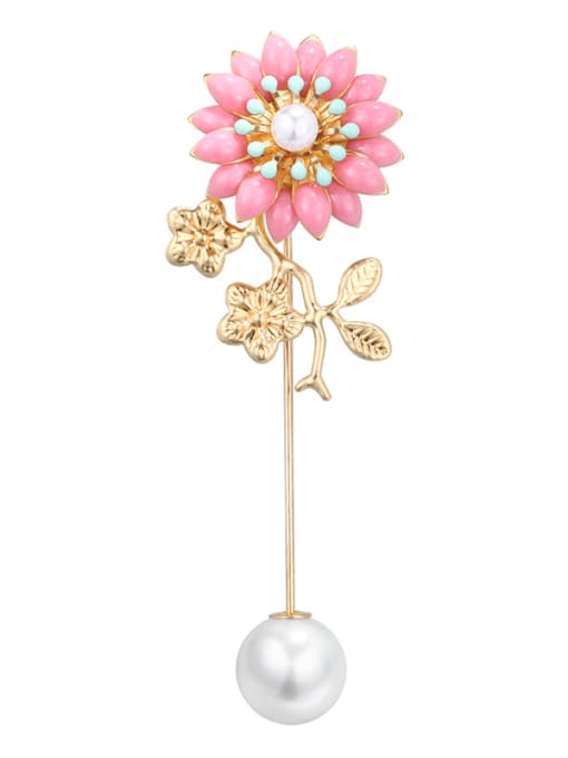 KK Alloy With  Enamel Romantic Flower Brooches 1