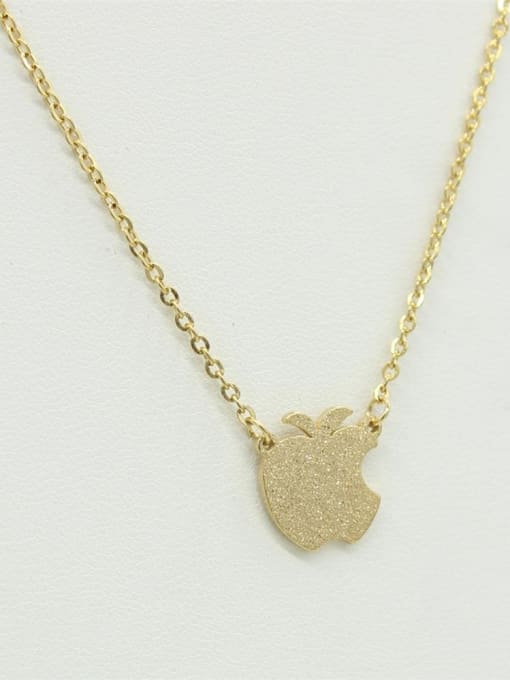 XIN DAI Apple Shape Stainless Steel Clavicle Necklace