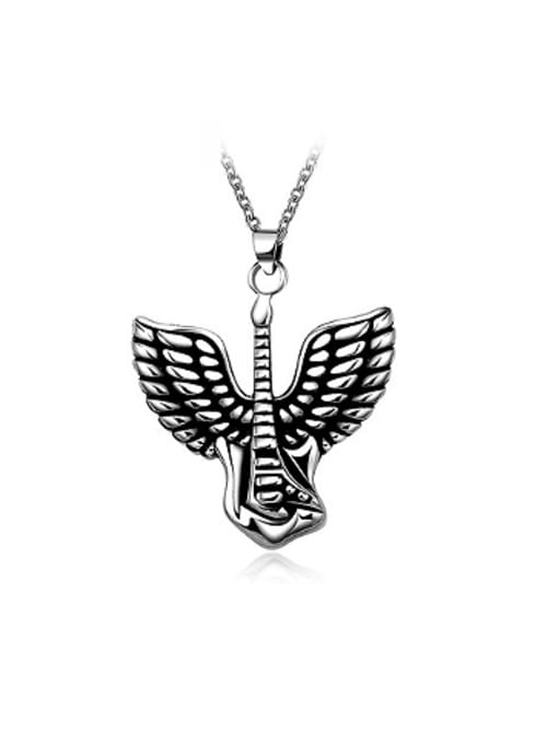 Ronaldo Delicate Wings Shaped Stainless Steel Necklace 0
