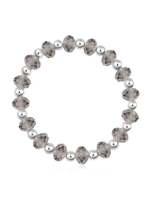black Fashion austrian Crystals Little Beads Alloy Bracelet