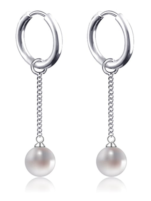 BSL Stainless Steel With Fashion Round Earrings 2