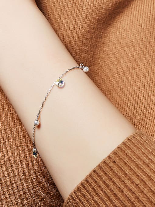 CEIDAI 2018 S925 Silver austrian Crystal Bracelet 1