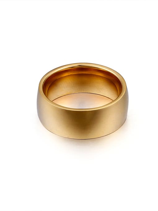 KAKALEN Stainless Steel With Gold Plated Trendy Rings 2