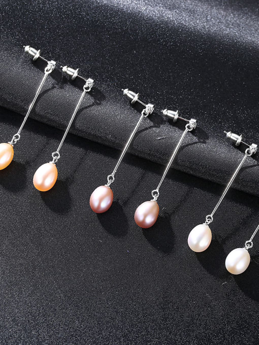 CCUI Sterling Silver 8-9mm Freshwater Pearl Earrings 3