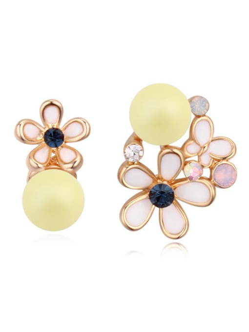 QIANZI Chanz using austrian elements pearl earrings gold earrings and a lovely 1