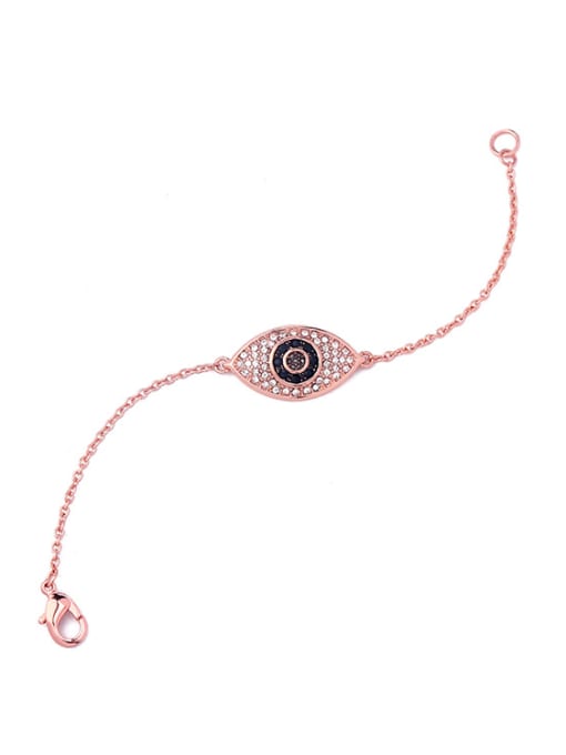 KM Retro Rose Gold Eye-shape Bracelet 2