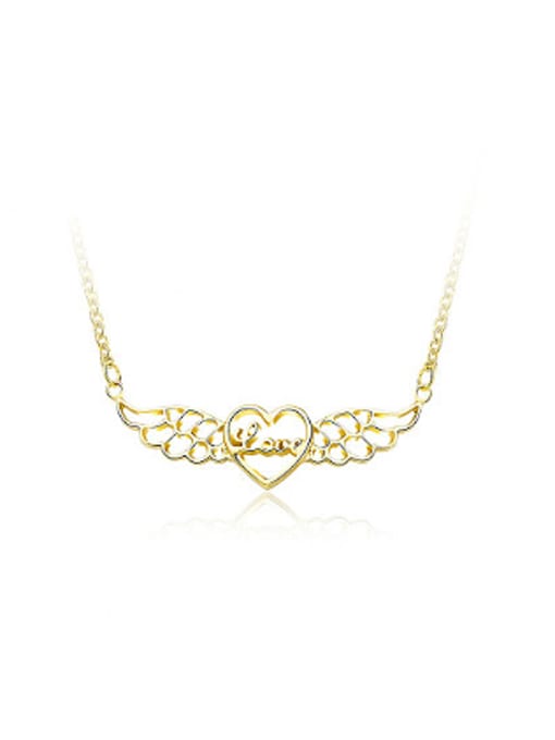 Ronaldo Exquisite Gold Plated Heart Shaped Necklace 0