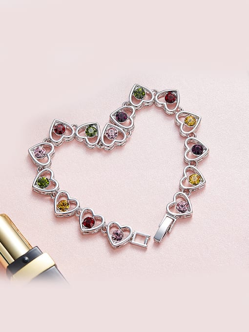 CEIDAI Multi-color Heart-shaped Bracelet 2