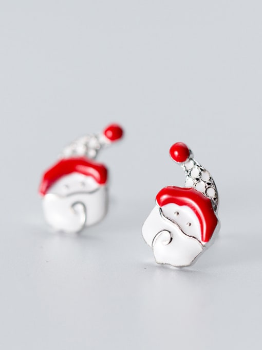 Claus Christmas series :Sterling Silver sweet candy Christmas  lovely  Earrings