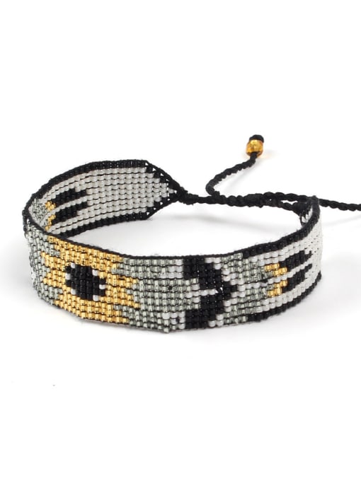 handmade Retro Style Woven Colorful Accessories Bracelet 0