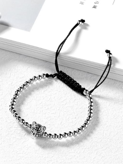 Open Sky Fashion Leopard Head Beads Bracelet 3