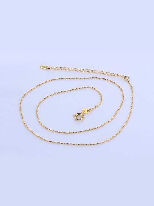 XP Copper Alloy 24K Gold Plated Simple style Single Chain Necklace 0