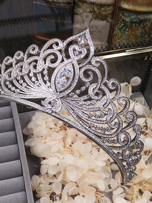 Cong Love Classical and Noble Wedding Hair Accessories Copper Material 2