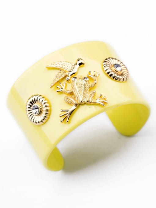 Yellow Frog, Little Bird New Fluorescent Color Bangle