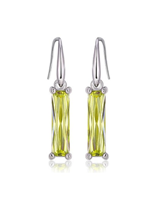 OUXI Simple Zircon-bar Women Earrings 2