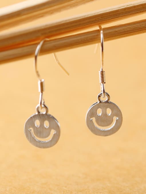 Peng Yuan Personalized Smiling Face Silver Earrings 2