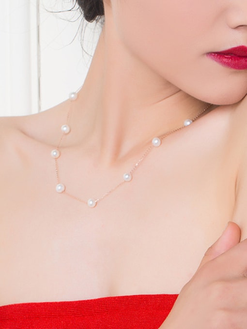 EVITA PERONI Round Freshwater Pearls Necklace 1