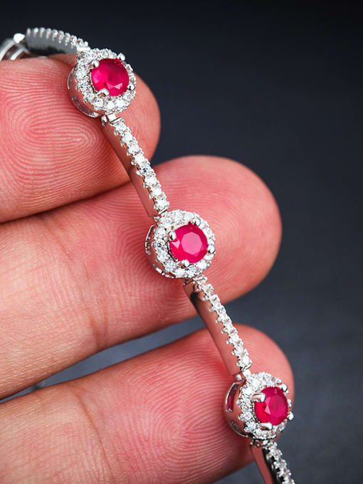 UNIENO Pink Zircon Bracelet 1