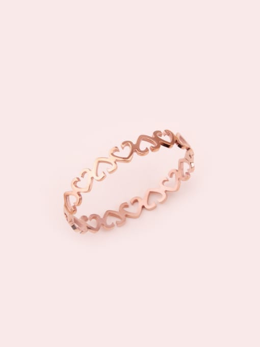 GROSE Hollow Heart-shape Fashion Bangle