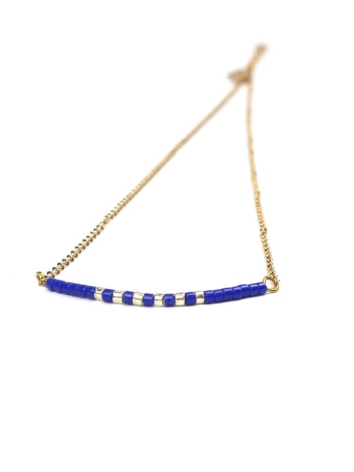 handmade Simple Strip Pendant Women Clavicle Necklace 0
