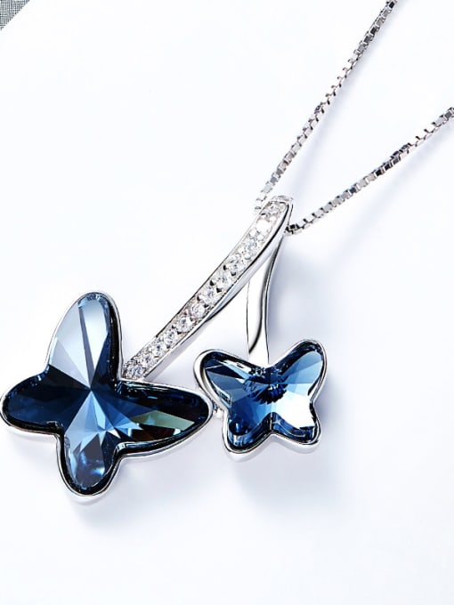 CEIDAI Butterfly-shaped S925 Silver Necklace 2