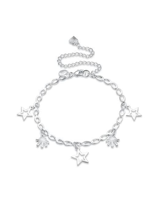 OUXI Simple Stars Little Palms Anklet 0