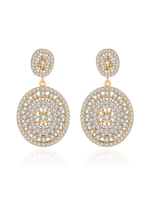 AAA zirconium stone sparkling Earrings - 1000030465