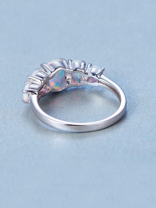 UNIENO High-grade Opal Stone Multistone ring 2